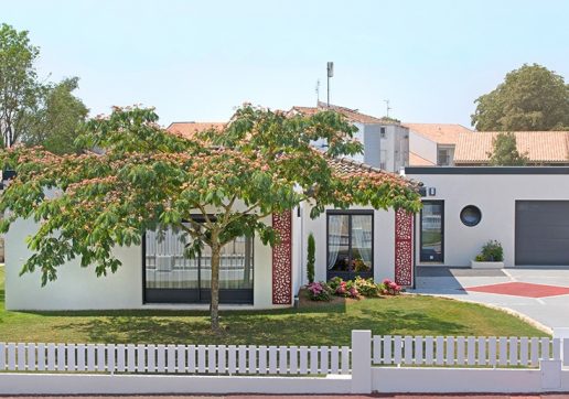 Extension moderne de maison plain pied