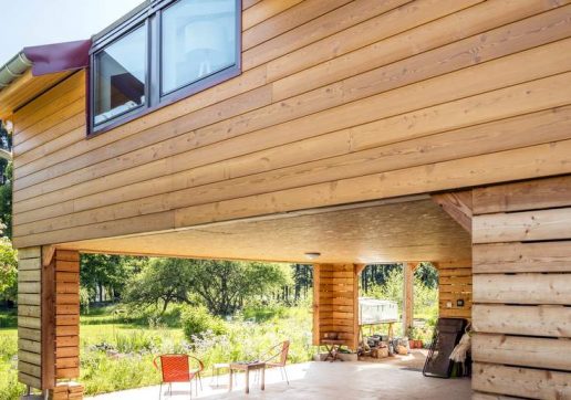 exemples extension de maison en bois