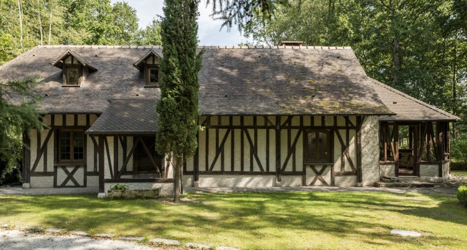 Extension de maison dans une grange