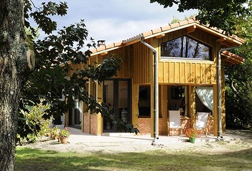 extension bois style chalet à Pessac