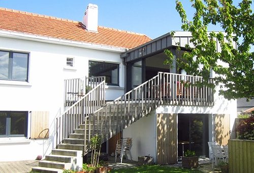 extension contemporaine à Orvault