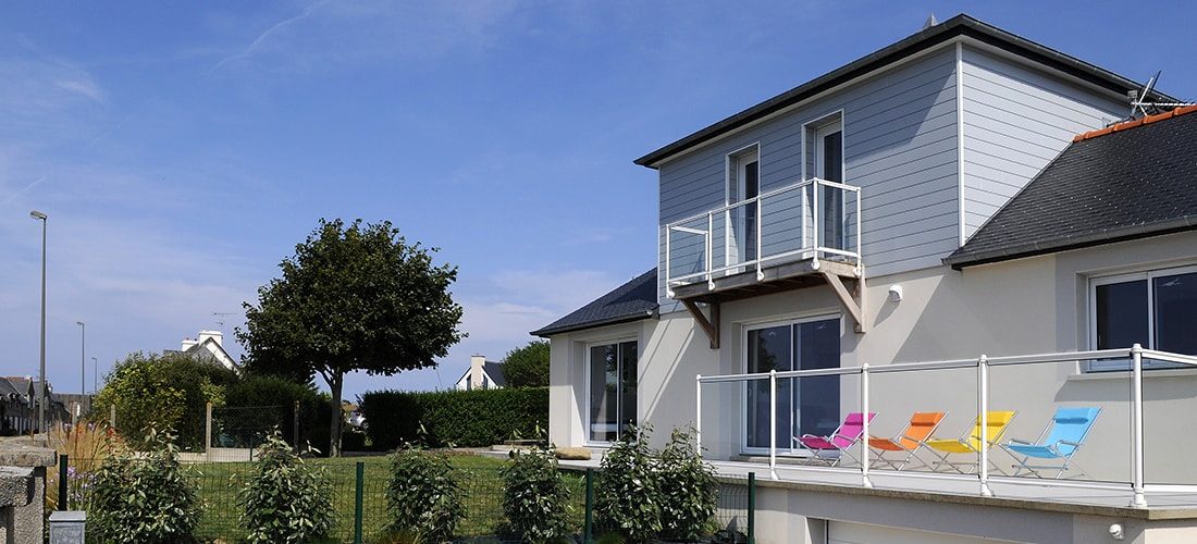 surélévation d'une maison de bord de mer